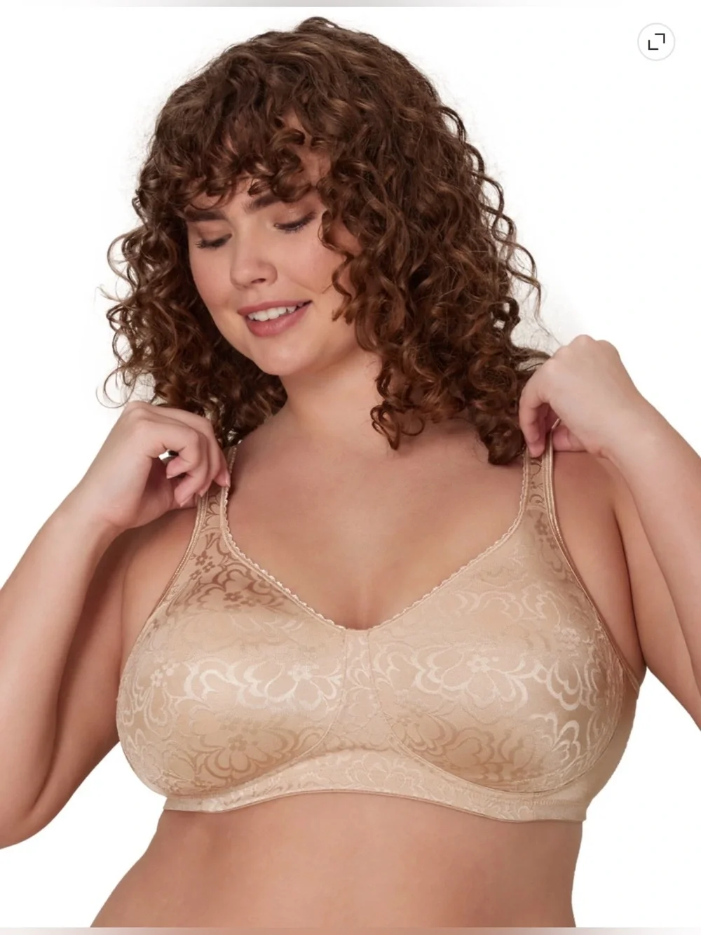 NWT PLAYTEX 18 Hour Ultimate Lift & Support Bra - Nude Lace. Size 42DDD.